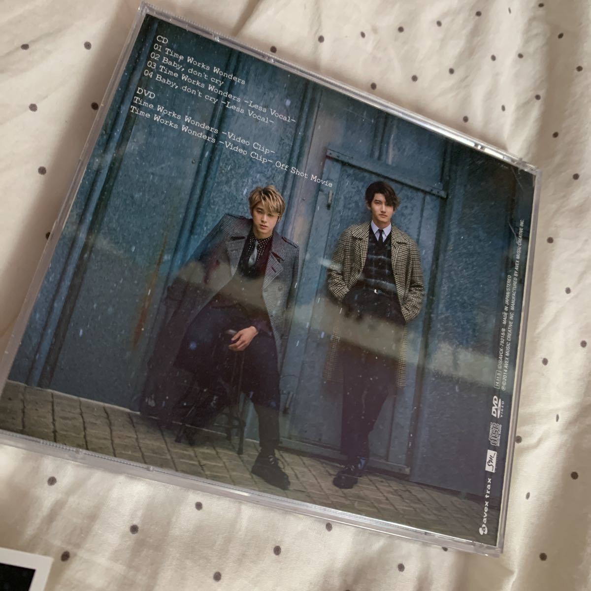 管理ト102☆当方新品購入☆東方神起♪TIME works wonders♪CD &DVD_画像3