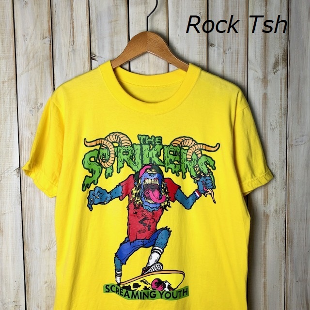 バンドT・ロックT THE STRIKERS ツアーTシャツ Mぐらい 2012年 オールド ヴィンテージ PUNK パンク ザ・ストライカース ●49