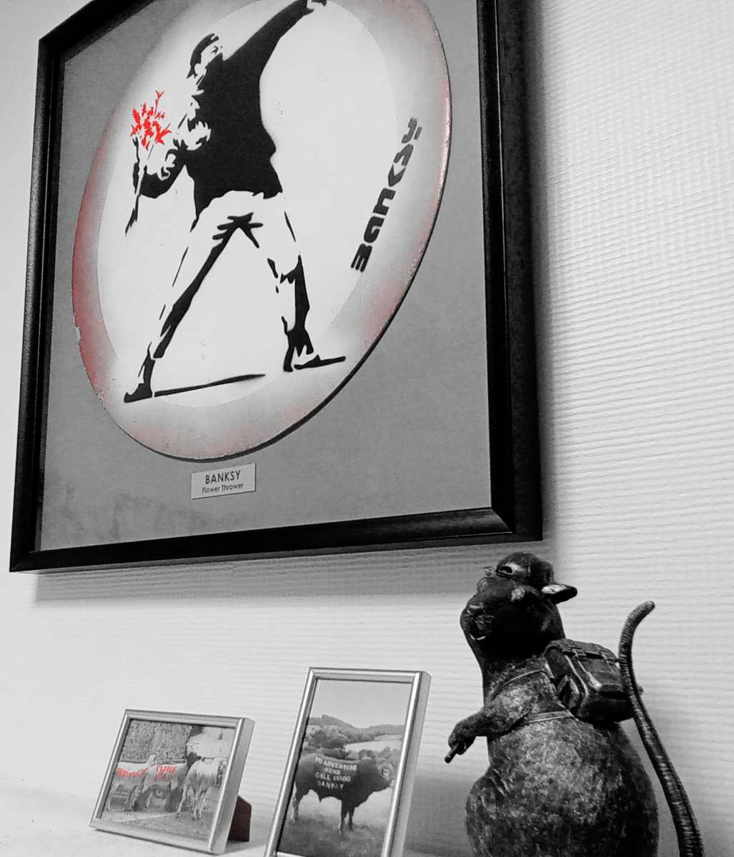海外相場は１０万円以上!Banksy(バンクシー) Turf War 2003年 Wild Sheep Postcard リミテッドエディション ■Dismaland■Walled Off Hotel - 9