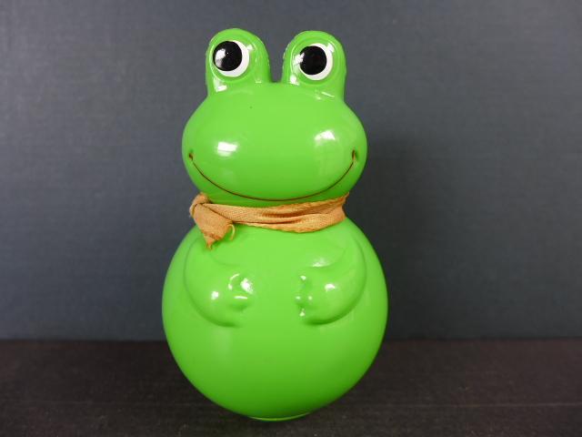 見事な創造力 ☆ 珍品 時代物 美品 コルゲンコーワ 起上りケロちゃん