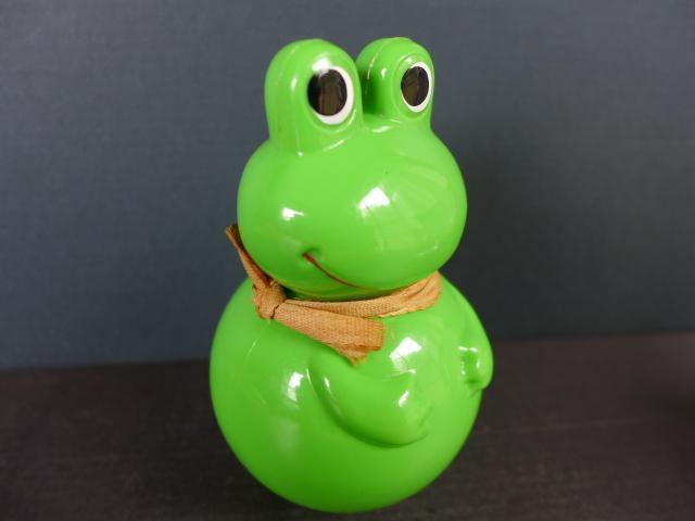 見事な創造力 ☆ 珍品 時代物 美品 コルゲンコーワ 起上りケロちゃん