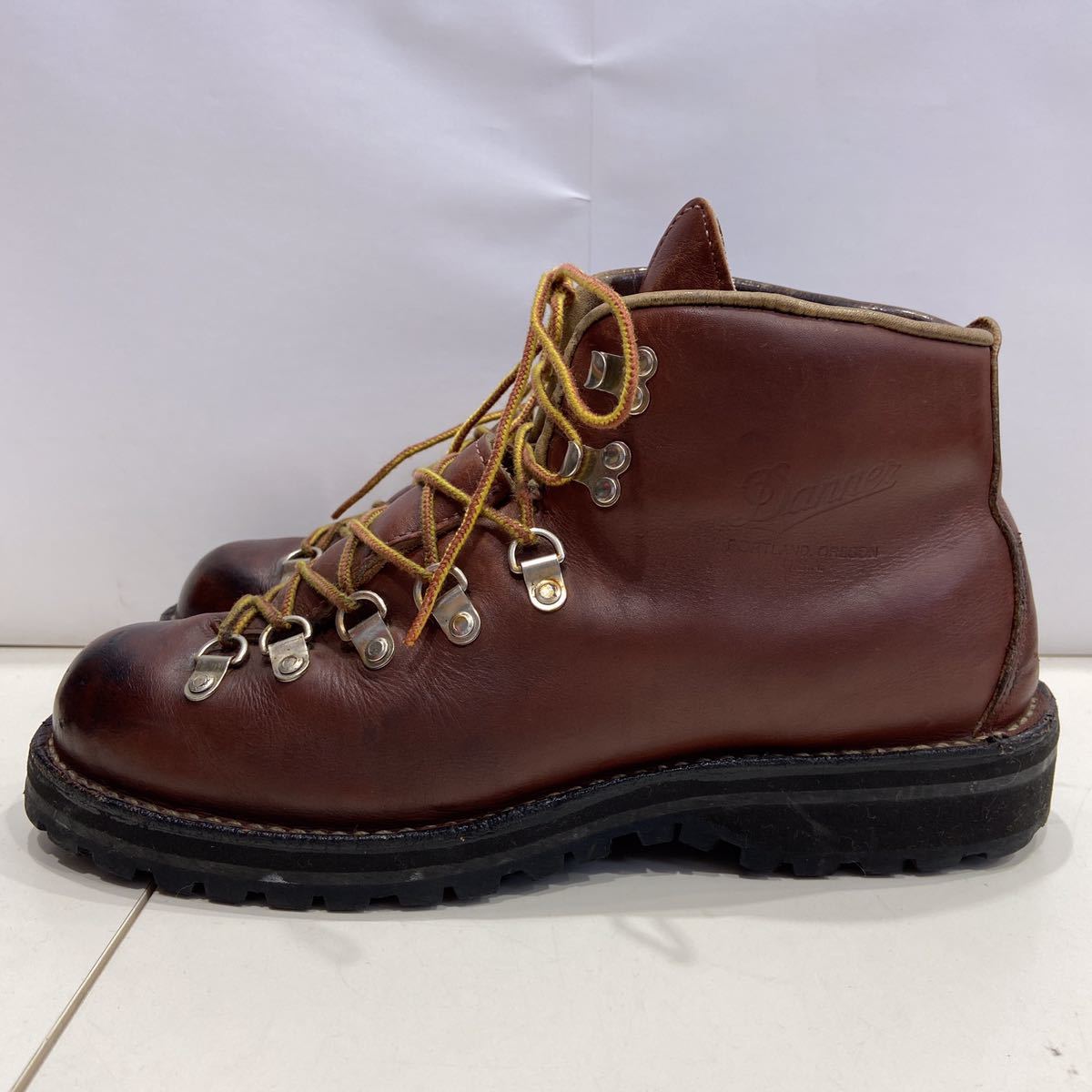 素敵でユニークな ダナー DANNER ブラウン マウンテンライト+紐4本