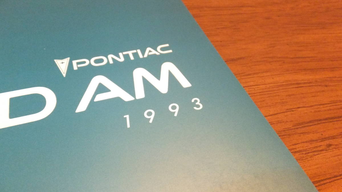【PONTIAC】1993 ポンティアック グランダム　正規輸入車ヤナセカタログ GRAND AM GM YANASE　日本仕様　ディーラー車_画像2