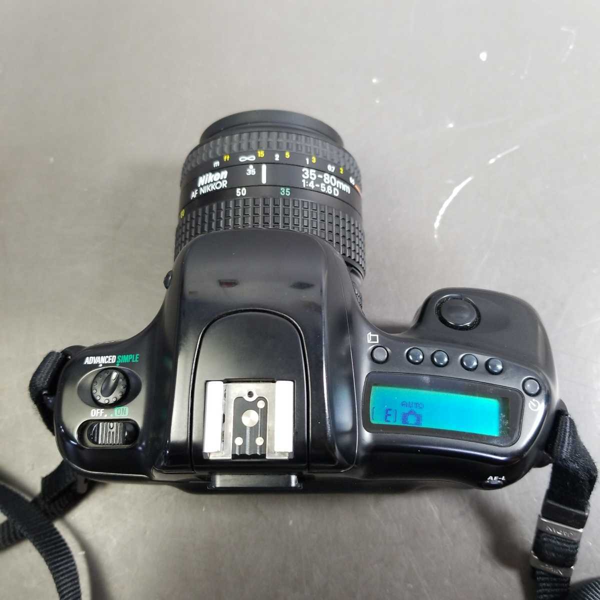 同梱NG■7110■美品 Nikon F50 D PANORAMA ボディ 黒 AI AF NIKKOR 35-80/F4-5.6 D レンズ 一眼レフ フィルムカメラ ニコン パノラマ_画像6