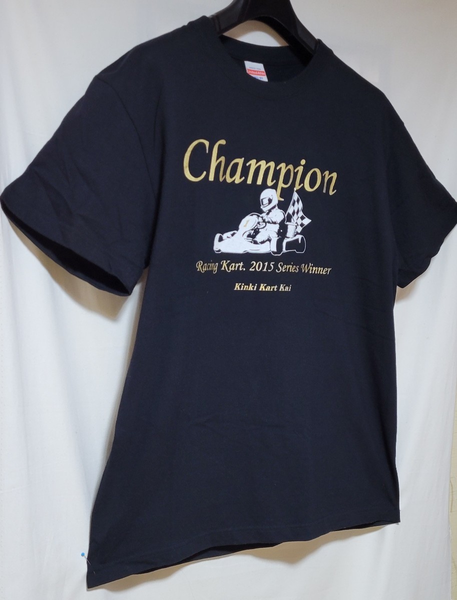 Paypayフリマ レーシングカート15チャンピオン メンズ Tシャツ Lサイズ モータースポーツ Paypayフリマ レーシングカート15チャンピオン メンズ Tシャツ Lサイズ モータースポーツ