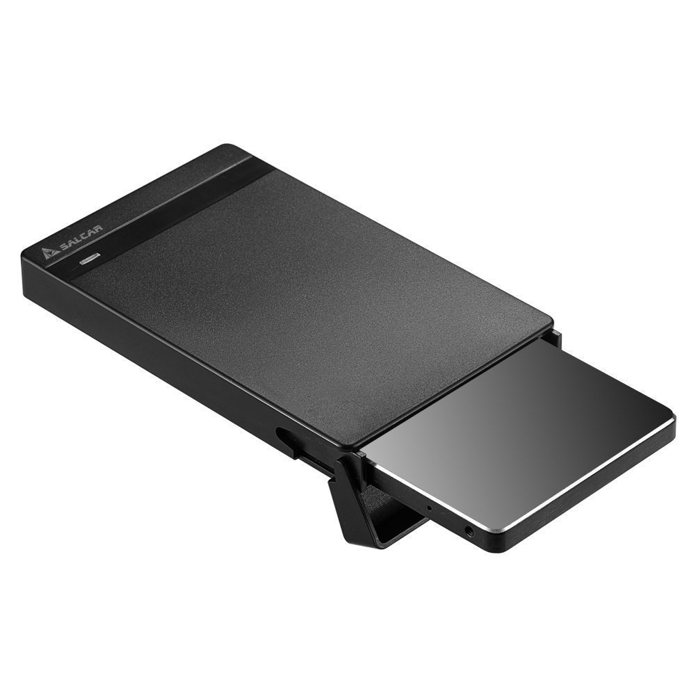 Salcar USB3.0 2.5インチ HDD/SSDケース sata接続 9.5mm/7mm厚両対応 UASP対応 簡単脱着5Gbps 18ヶ月保証_画像1