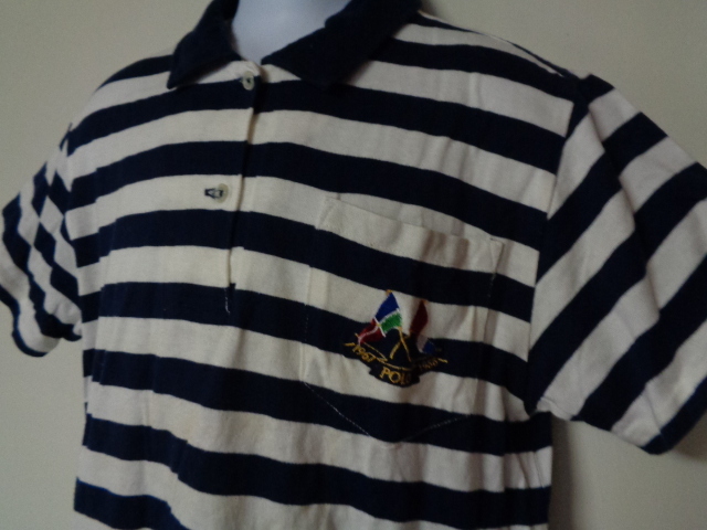 POLO RALPH LAUREN ポロラルフローレン 半袖 ポロシャツ ボーダー ポケット 子供 サイズ 150 マリン_画像2