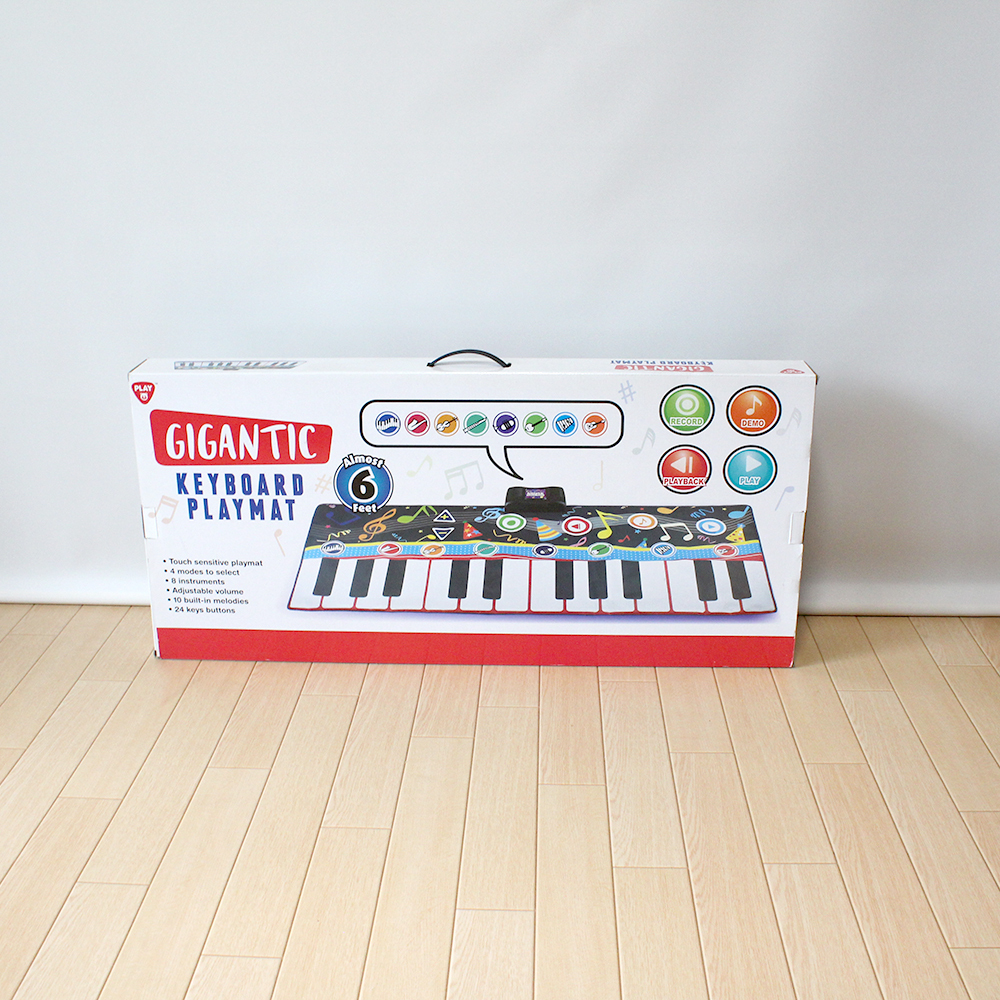 ジャイアントキーボードプレイマット 180cm ジャンボサイズ おもちゃ 音ゲーム ピアノ 開封済 【未使用、保管品】_画像5