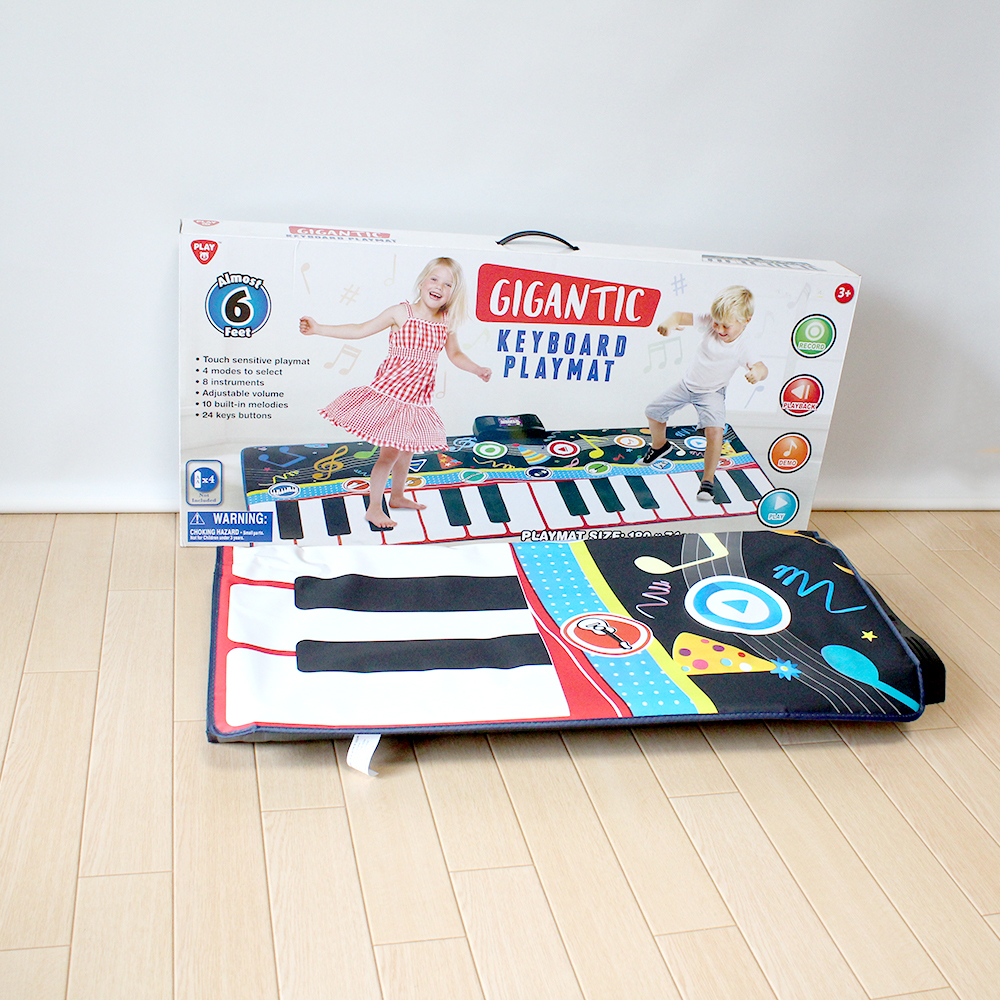 ジャイアントキーボードプレイマット 180cm ジャンボサイズ おもちゃ 音ゲーム ピアノ 開封済 【未使用、保管品】_画像1