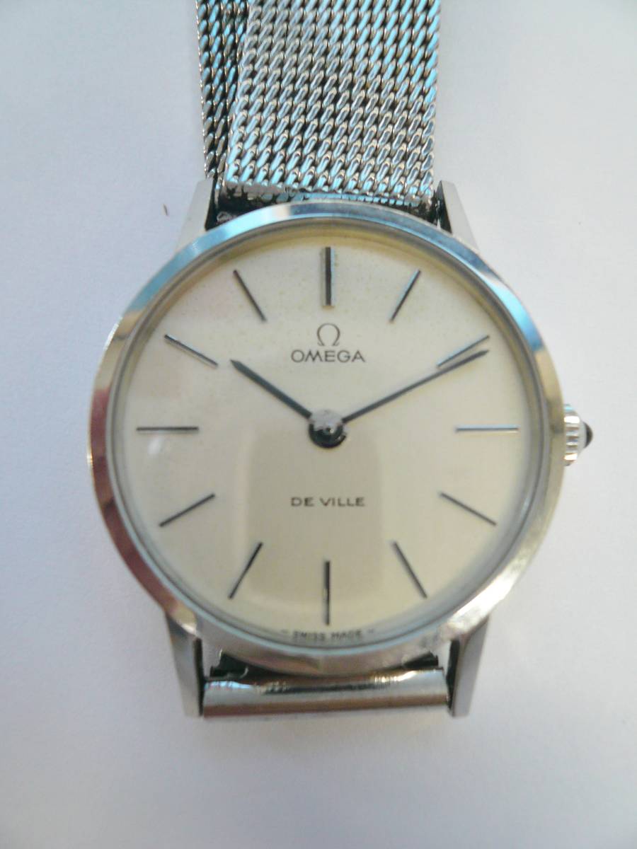 □レトロ腕時計＜７６＞オメガ デビル OMEGA DEVILLE スイス製　＃当時物