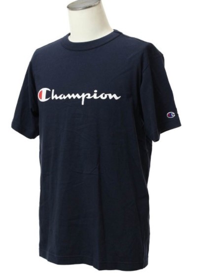 Champion チャンピオン 半袖Tシャツ ネイビー Sサイズ C3-P302