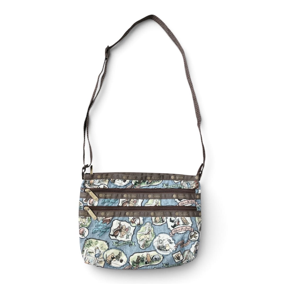 新品タグ付 LeSportsac ×くまのプーさん レスポートサック クイン