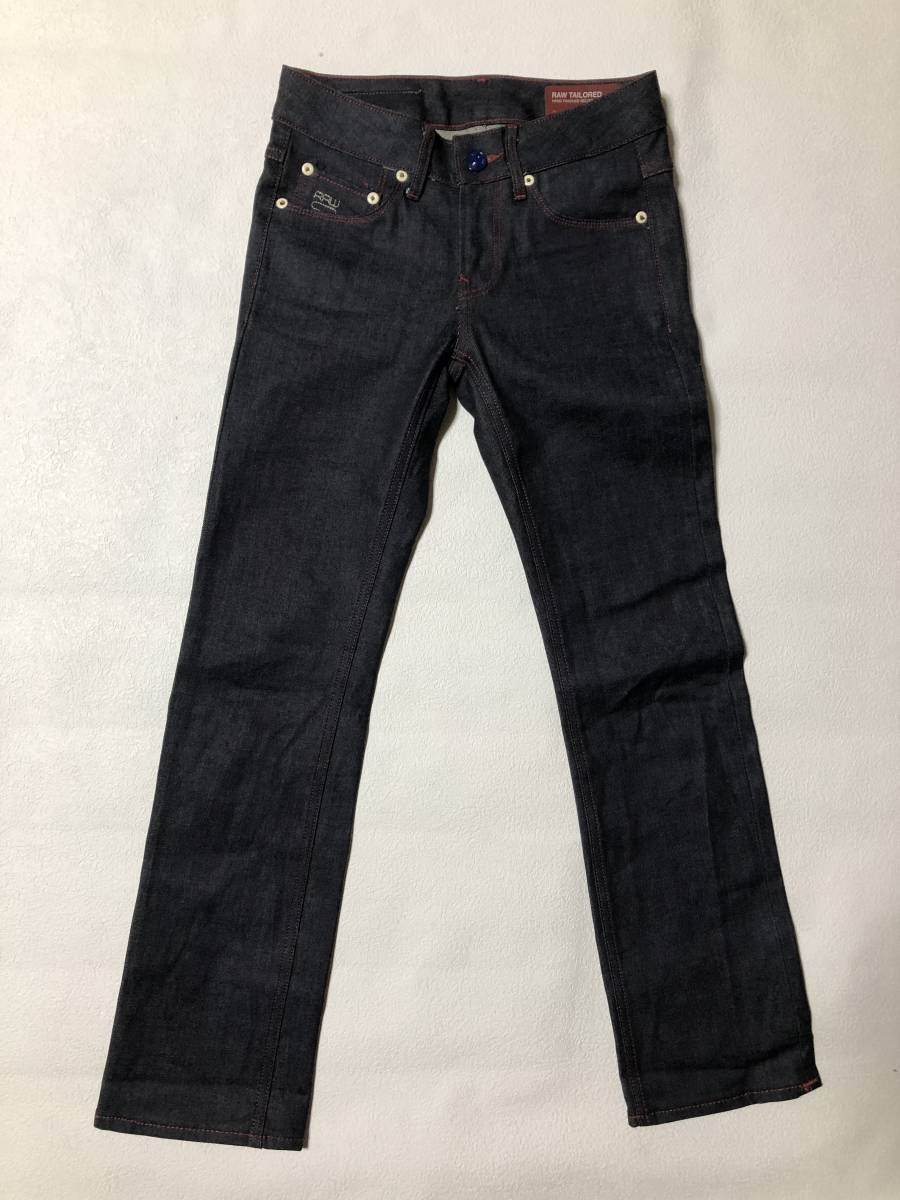  prompt decision beautiful goods G-Star Rawji- Star low 3301 jeans Denim 24 -inch skinny dark blue thin lady's 