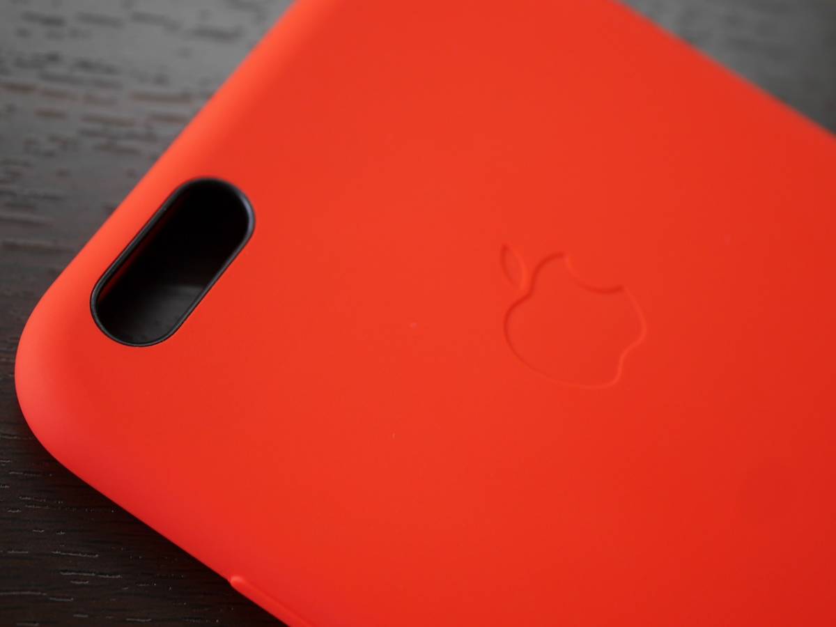 Apple Japan純正品☆ iPhone 6s Plus シリコンケース/PRODUCT RED_画像8