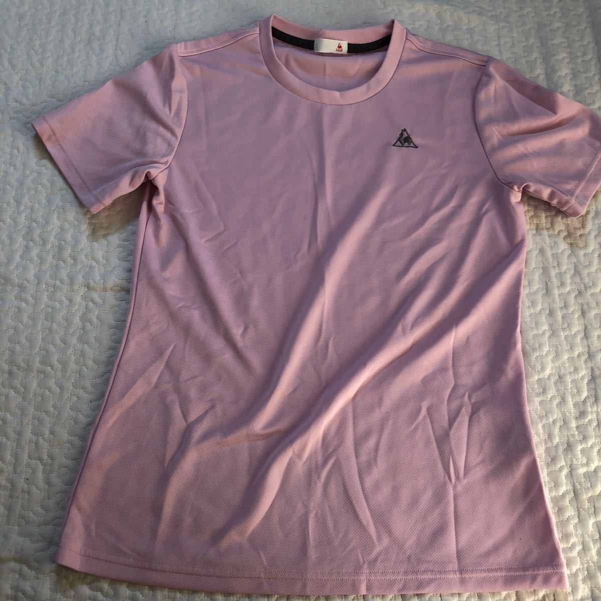 半袖Tシャツ ルコック le coq sportif ピンク　ヨガウェア　スポーツウェア　ランニングウェア　