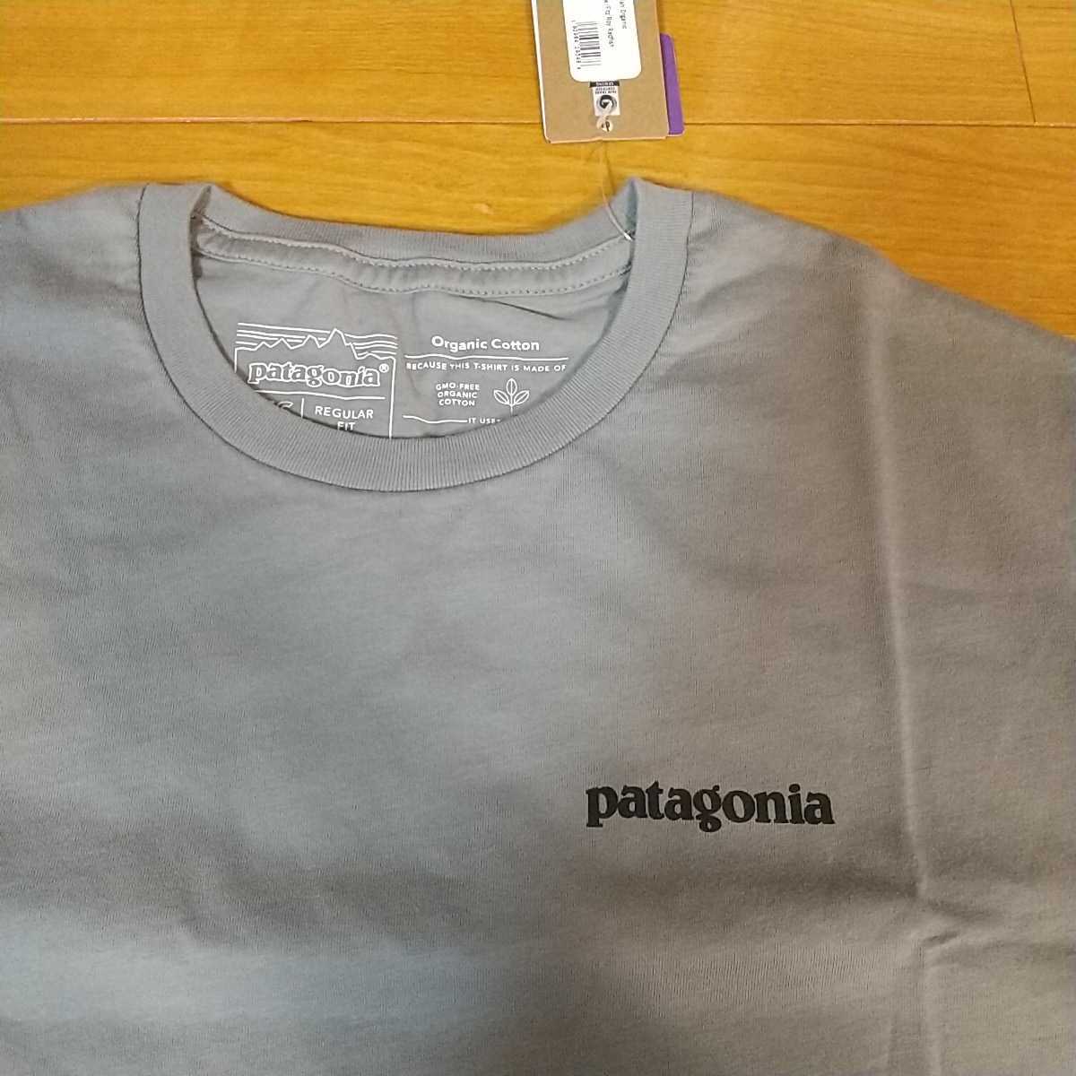 Patagonia Fitz Roy Fish Organic T-shirt 38525 XS Patagonia fitsuroi рыба органический футболка Feather grey w/ Redfish