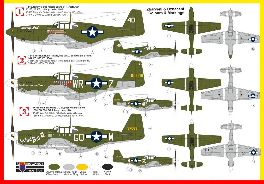 ◯KPケーピー／ P-51B マスタング 「エースパイロット」(1/72)_画像2