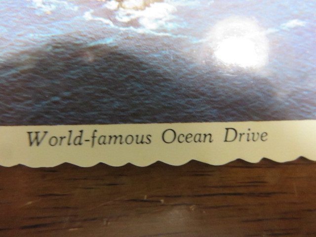 絵ハガキ「World-famous Ocean Drive」ロードアイランド州・アメリカ合衆国・美品の格安提供です。_画像5