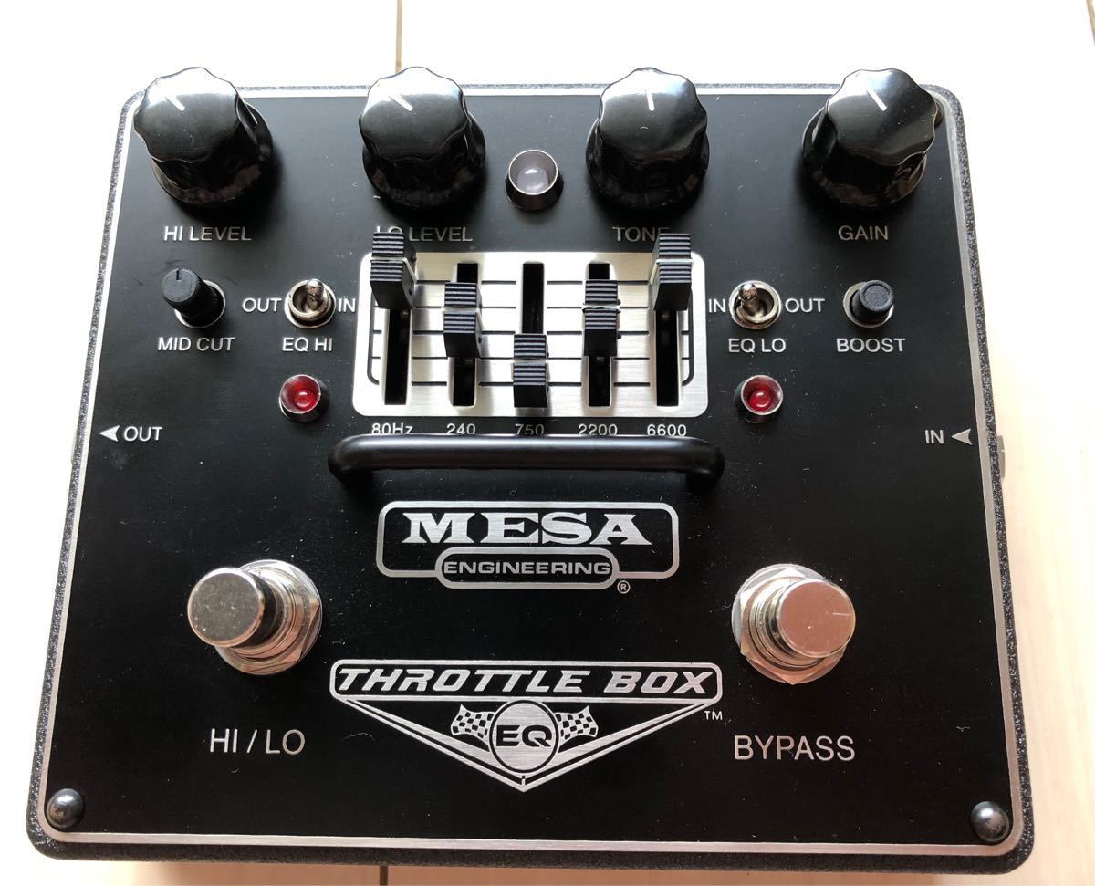 【美品】MESA Boogie Throttle box EQ ハイゲイン　プリアンプ