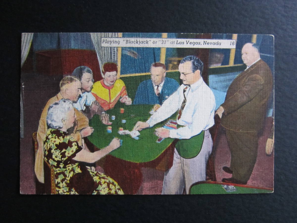 ラスベガス■ブラックジャック■"BLACKJACK" or " 21" ■カジノ■ギャンブル■LAS VEGAS■1950's_画像1