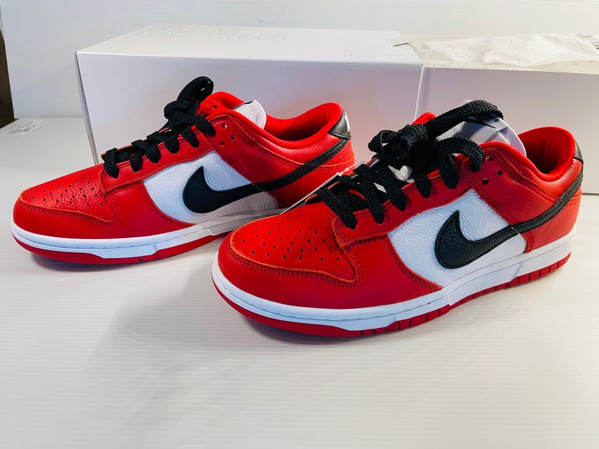 NIKE DUNK LOW 365 BY YOU RED WHITE 26.5cm ダンク ロー バイユー CHICAGO風