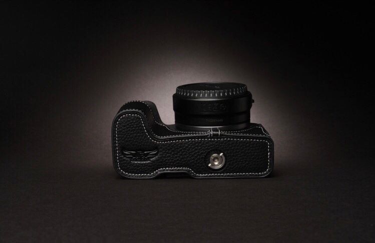 新品 本革カメラケース キャノン Canon RP用 ブラック - 9