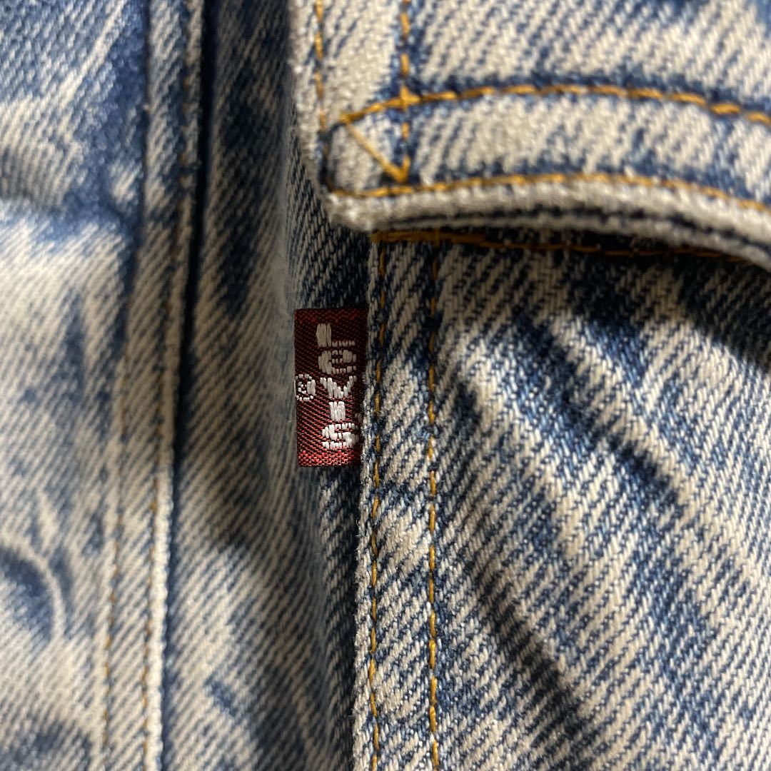 ヴィンテージ 赤タグ LEVI'S 80's デニムジャケット Gジャン｜PayPayフリマ