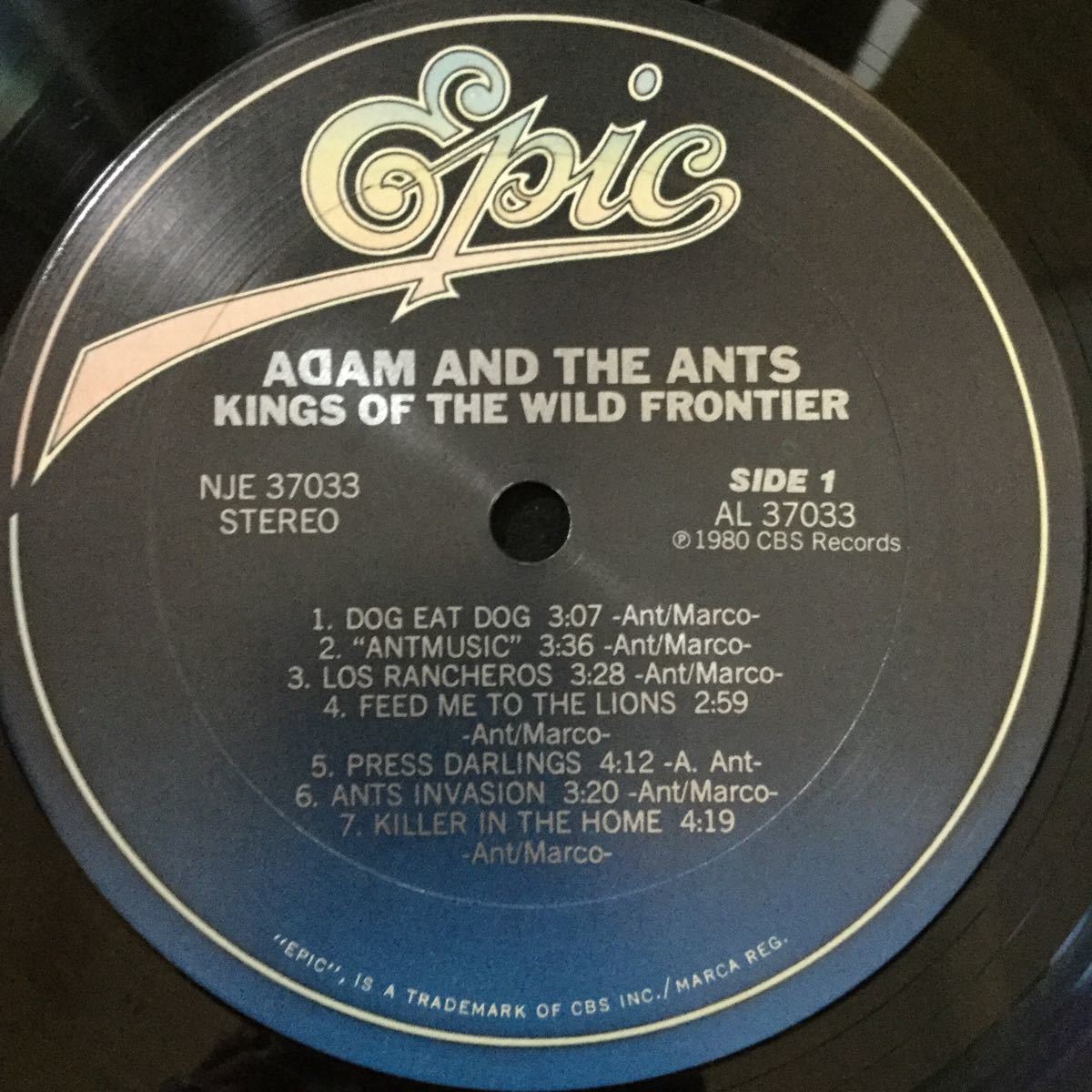 LP ADAM AND THE ANTS / KINGS OF THE WILD FRONTIER_画像8