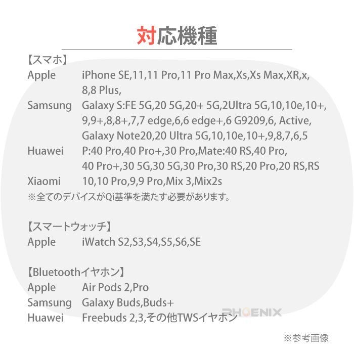 7861 充電スタンド ワイヤレス充電器 Qi 3in1 iPhone Apple Watch AirPods 急速充電 15W スマホ 置くだけ充電 他機種対応 黒_画像9
