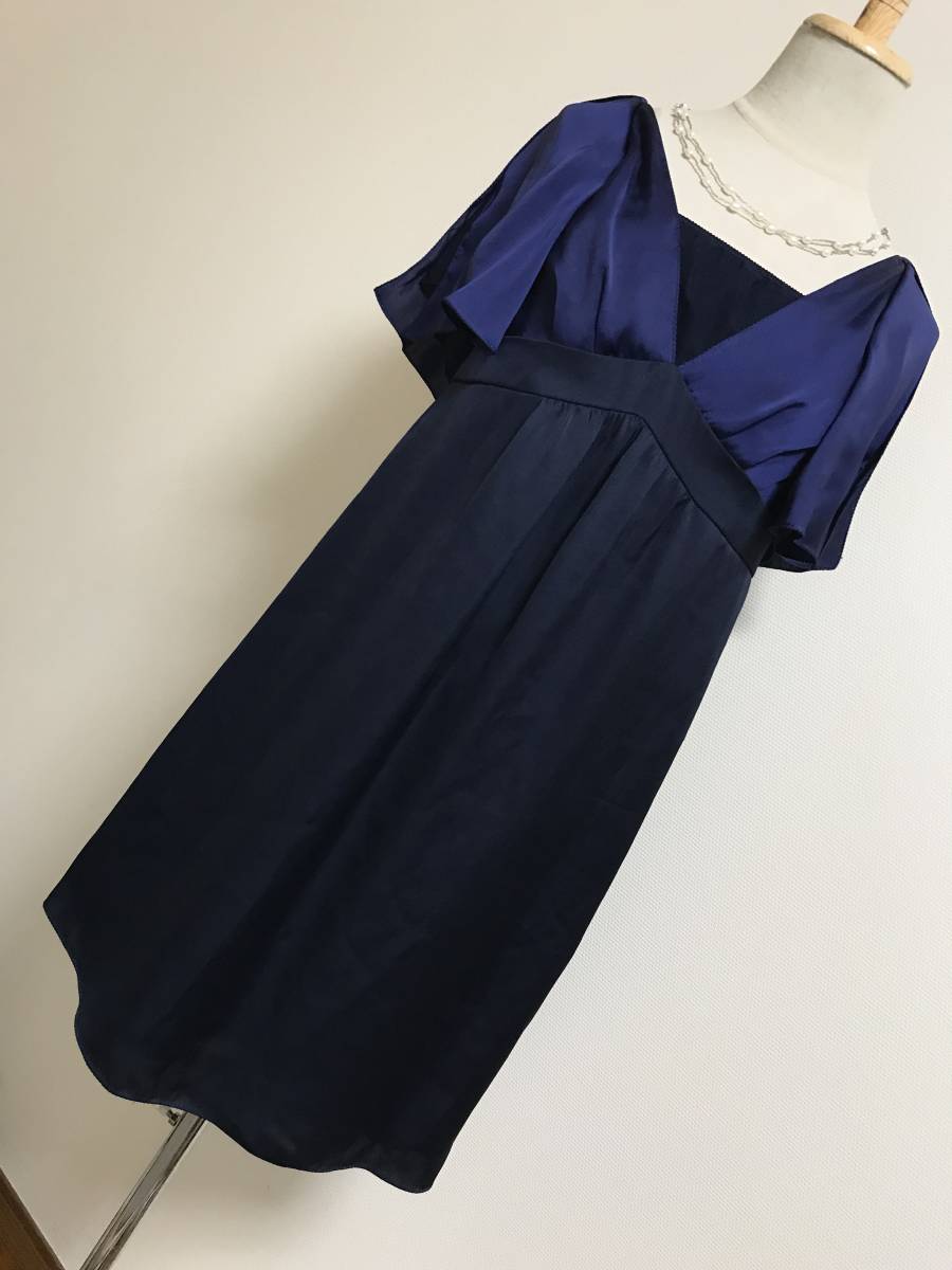  unused *lapis Luce Beams One-piece dress made in Japan S*8396
