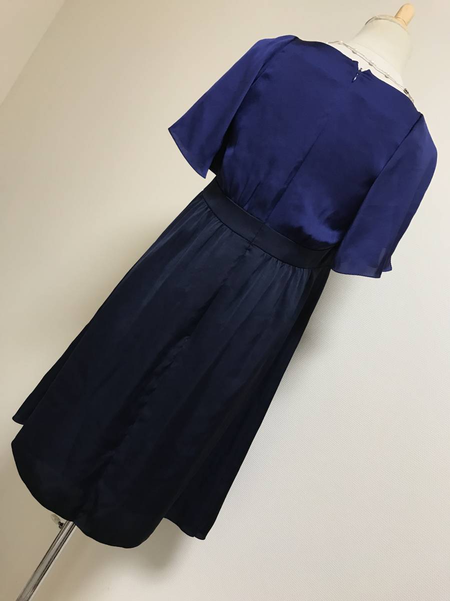  unused *lapis Luce Beams One-piece dress made in Japan S*8396