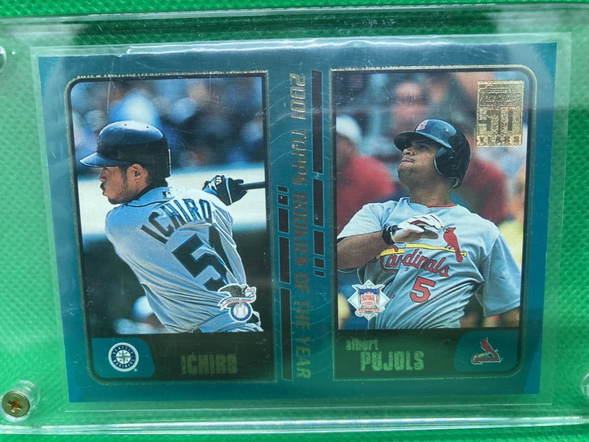 国内正規品 【2001年ルーキーカード‼️】イチロー&プホルス/TOPPS