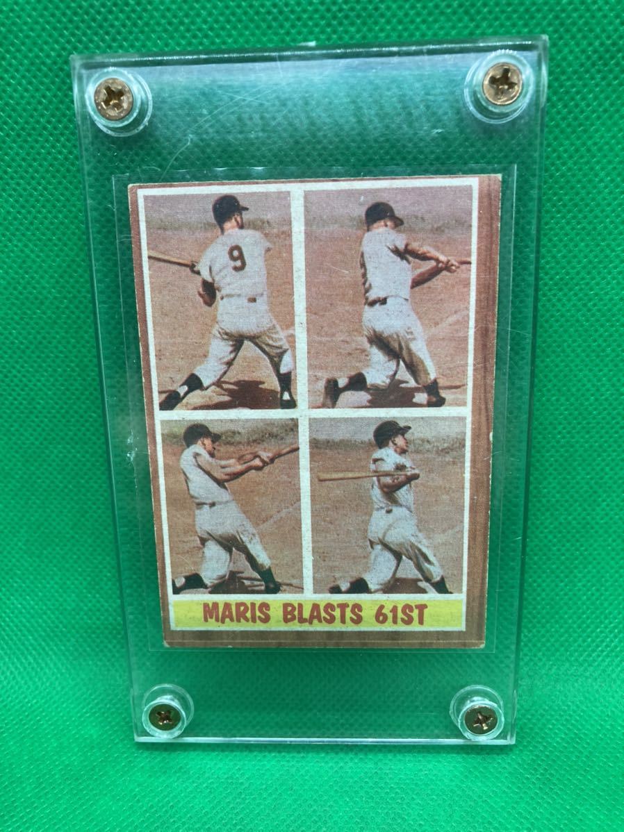 MLB ロジャー・マリス(ヤンキース) カード MLB】548ロジャー・マリス 野球カード TOPPS 1962年