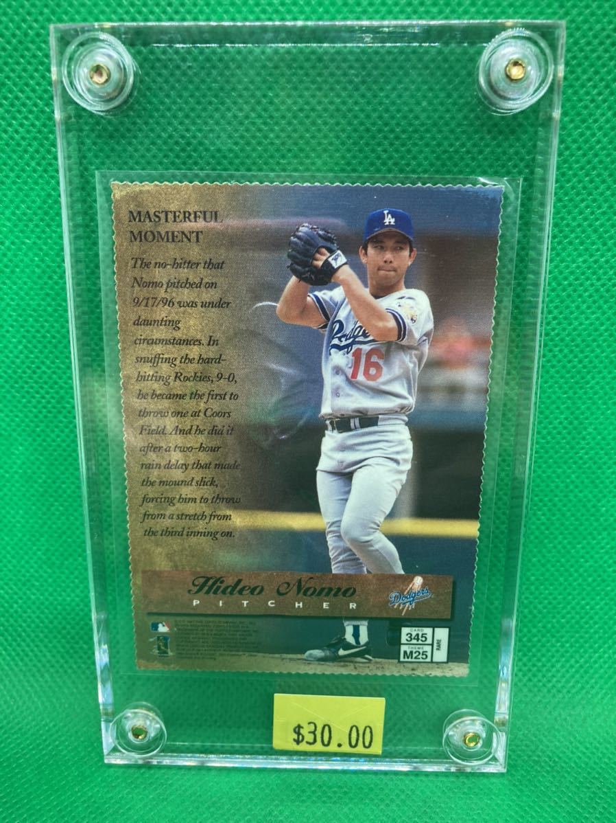 MLB】564野茂英雄 野球カード 1997年 TOPPS FINEST MASTERS MLB】564野茂英雄 野球カード 1997年 TOPPS FINEST MASTERS