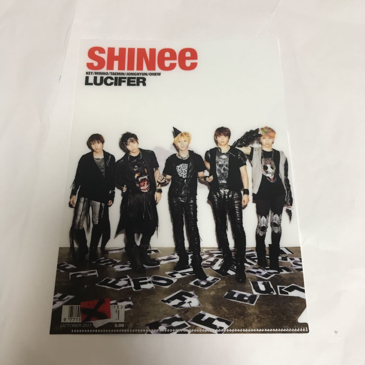 SHINee THE 1ST CONCERT ファイル　LUCIFER ルシファー　シャイニー　公式グッズ　オニュ　ジョンヒョン