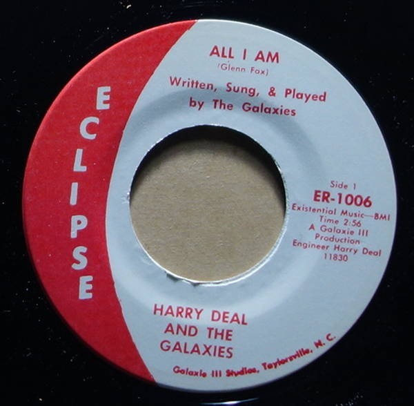 Funk/Rock◆盤面良好◆マイナーレーベル◆Harry Deal And The Galaxies - All I Am / Fonky, Fonky◆7inch/7インチ/試聴可/超音波洗浄_画像1