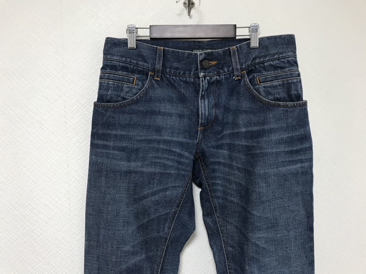 本物ドルチェアンドガッバーナDOLCE&GABBANAコットン洗い加工
