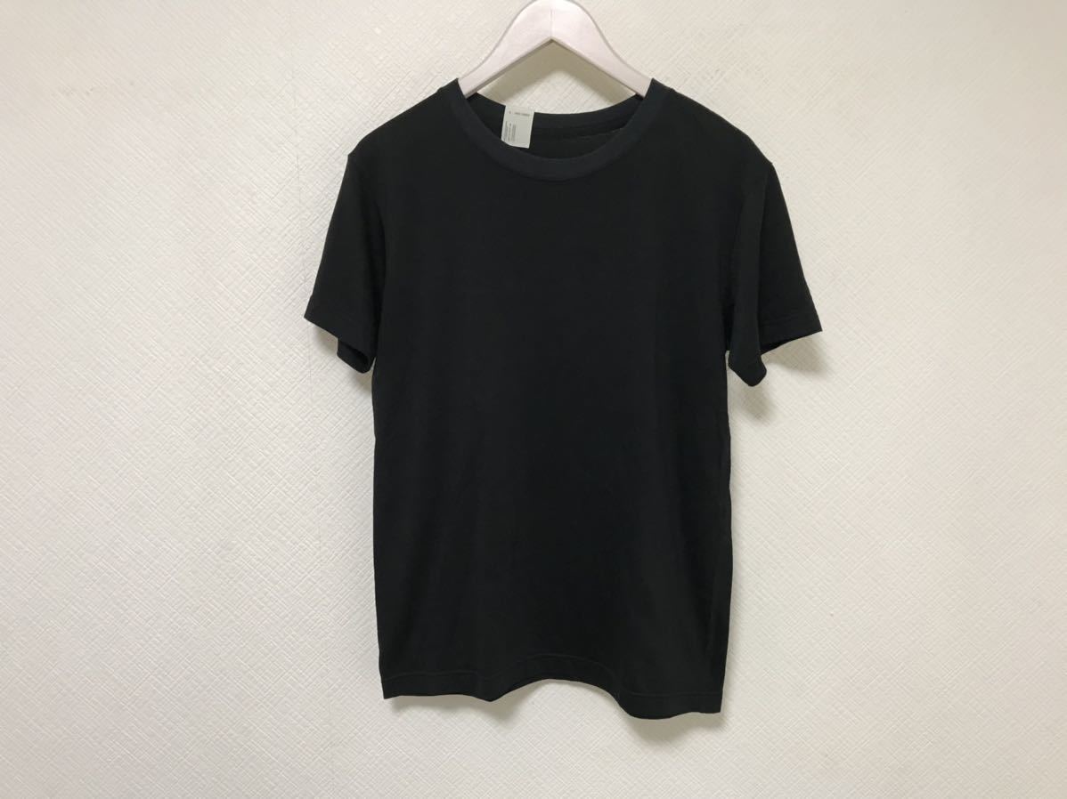 新品同様本物エヌハリウッドNハリN.HOOLYWOODコットン半袖Tシャツ旅行トラベルメンズ黒ブラックM38日本製_画像1