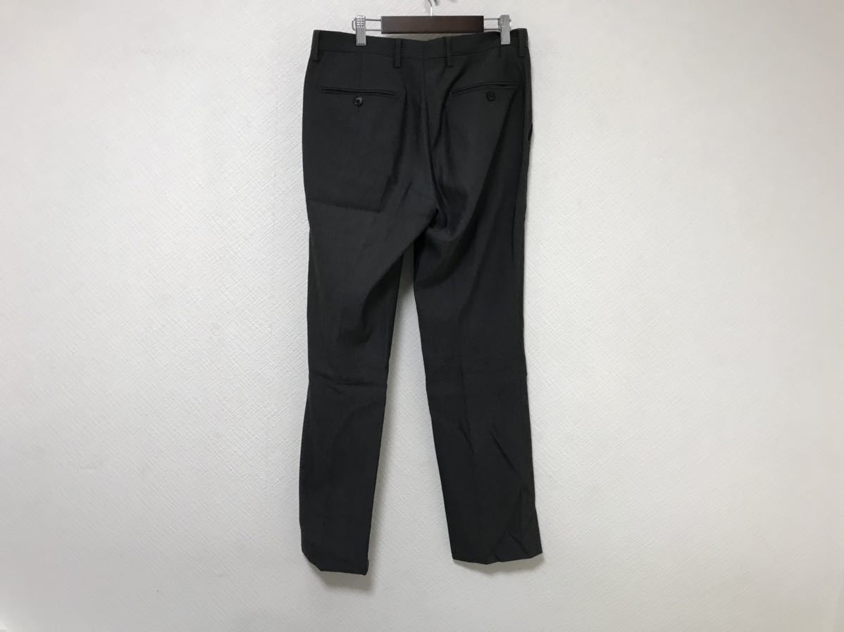 美品本物カルバンクラインCALVINKLEINウールセットアップスーツビジネスジャケットスラックスパンツメンズグレー柄34S