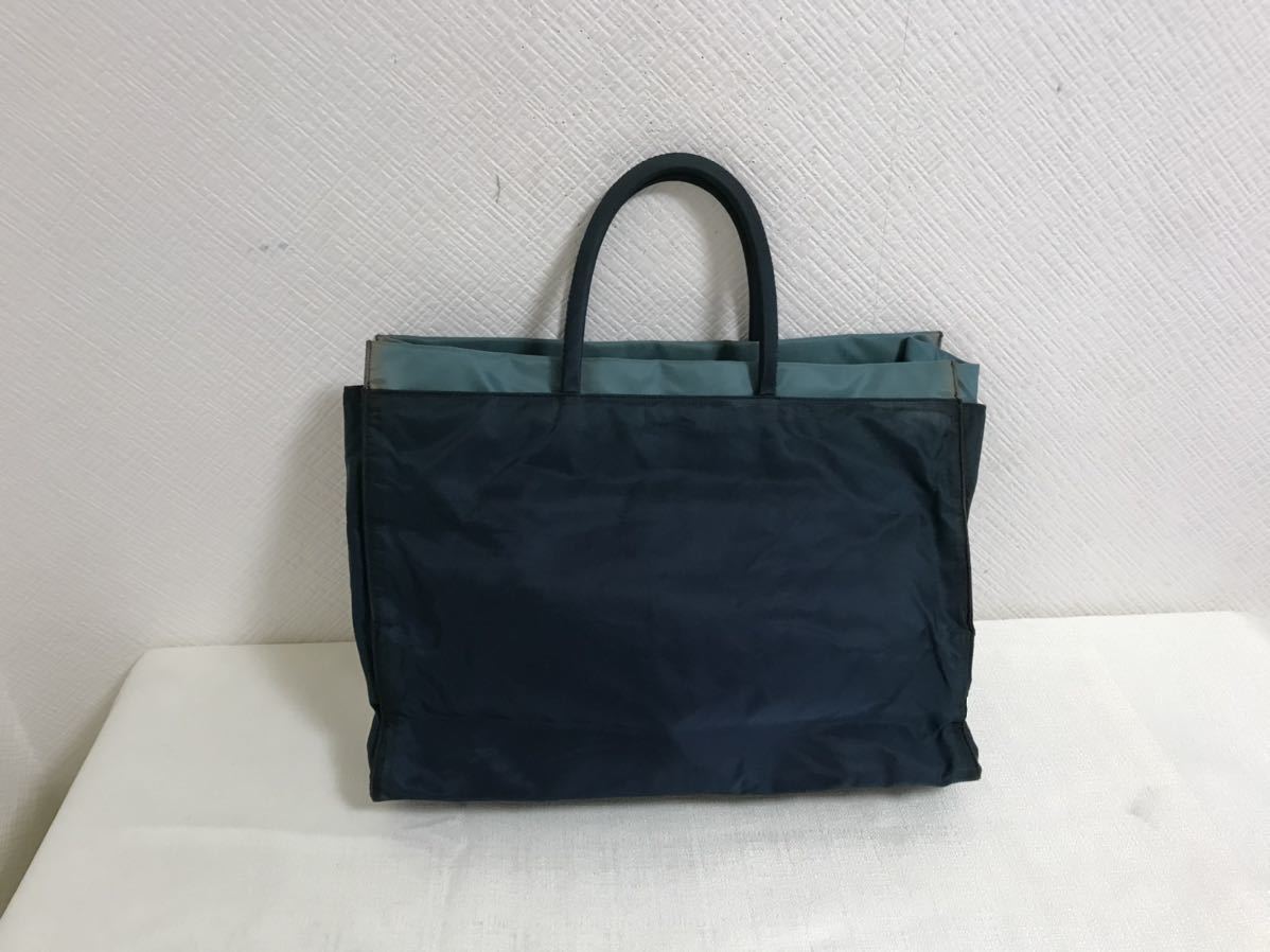 本物プラダPRADAナイロンデカビッグボストンハンドバッグトート