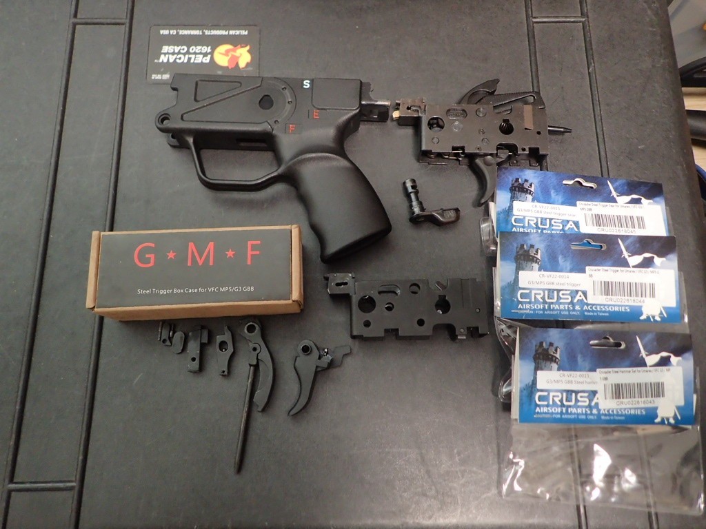激安/新作 VFC スチールトリガーBOX GMF MP5/G3 MP5A5 検PSG-1 UMAREX
