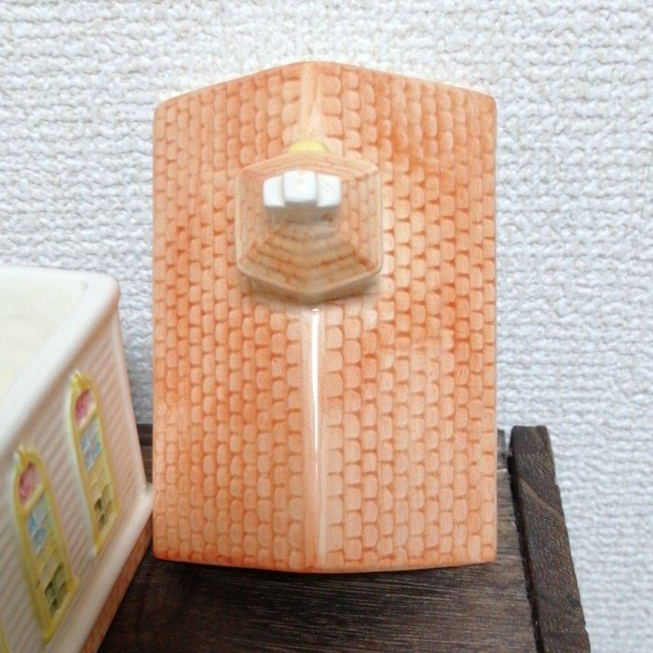 昭和レトロ　教会の小物入れ　陶器　置物　レトロ　可愛い　レトロ
