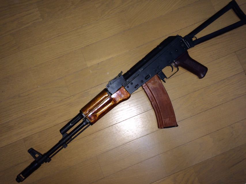 ジャンク LCT AKS74 実物 ウッド ハンドガード マガジン カスタム