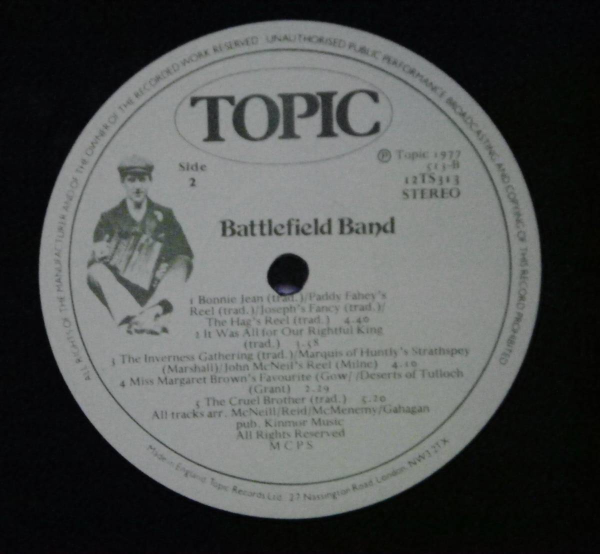 **8/LP[10410]- BATTLEFIELD BAND BattleField * band * ST/ labyrinth / Scotland 