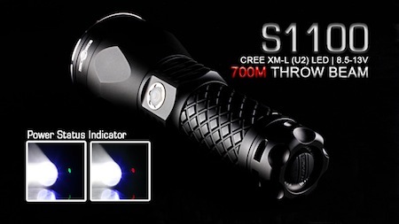 Solarforce S1100 CREE XM-L U2 LED Flash Light 【新品】フラッシュ タクティカルライト Tactical SUREFIRE o-light FENIX MAG LENSER