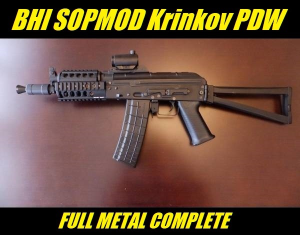 AK BHI SOPMOD Krinkov PDW クリンコフ【新品】VFC G&P G&G LCT ARES BOLT WE KSC KWA マルイ AKM AKS AIMS KREBS DRACO ZENIT ASSNECK_画像1