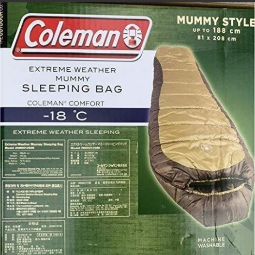 コールマン　スリーピングバッグ　寝袋　テント　アウトドア