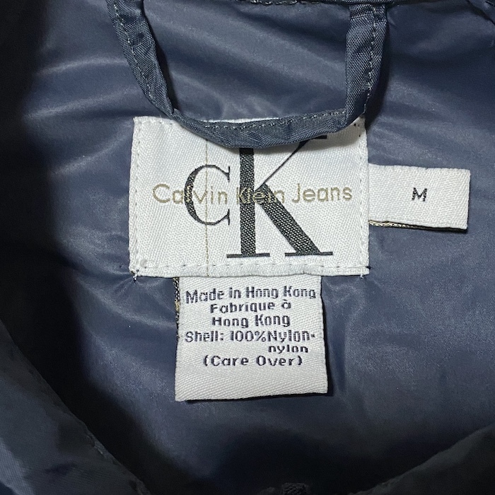 【送料無料】90s CK Calvin Klein Jeans コーチジャケット vintage 古着 CKロゴ_画像8