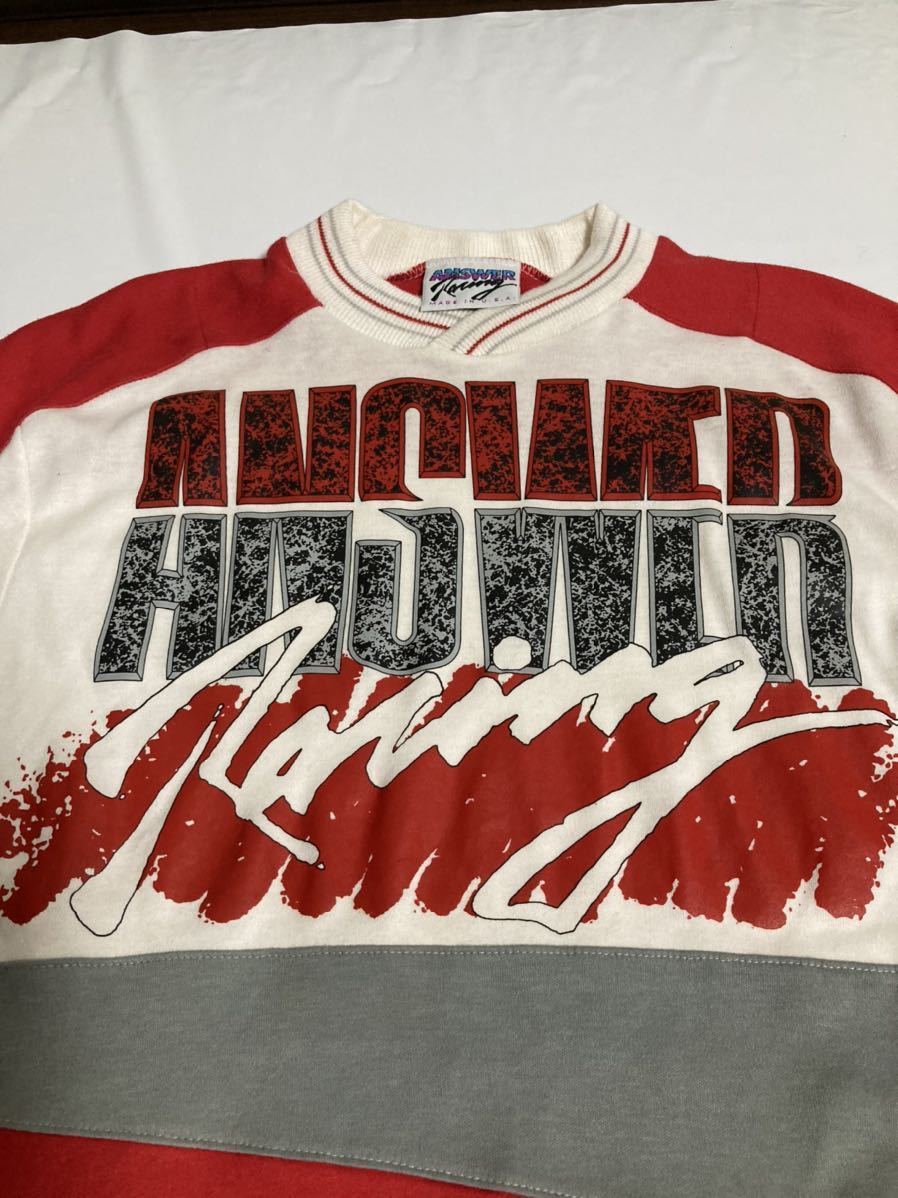 80s ANSWER RACING ジャージ 長袖Tシャツ ビンテージ ロンT 80s ANSWER RACING ジャージ 長袖Tシャツ ビンテージ ロンT