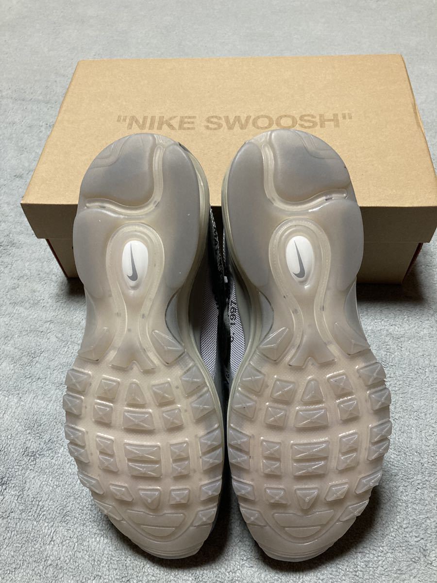 US7 センチ OFF WHITE × NIKE AIR MAX GREY オフホワイト×ナイキ